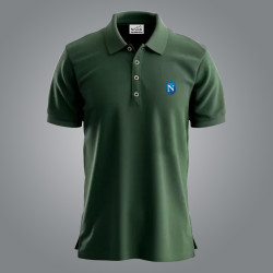 BOTTLE GREEN POLO T SHIRT