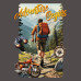 ADVENTURE BEGINS - STEEL GREY T SHIRT